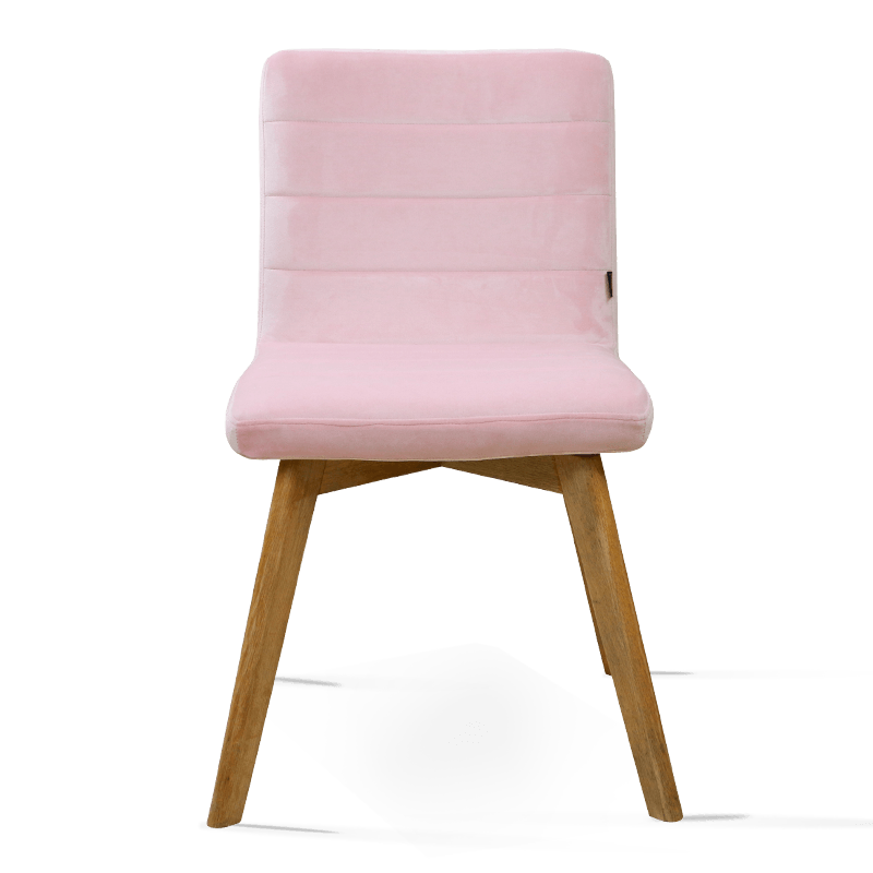 MC-3102A صندلی ناهار خوری مخملی پایه چهارپایی چوب جامد صندلی آشپزخانه